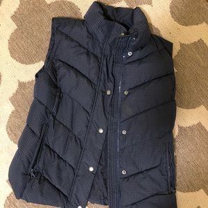 Women’s navy blue gap vest size small